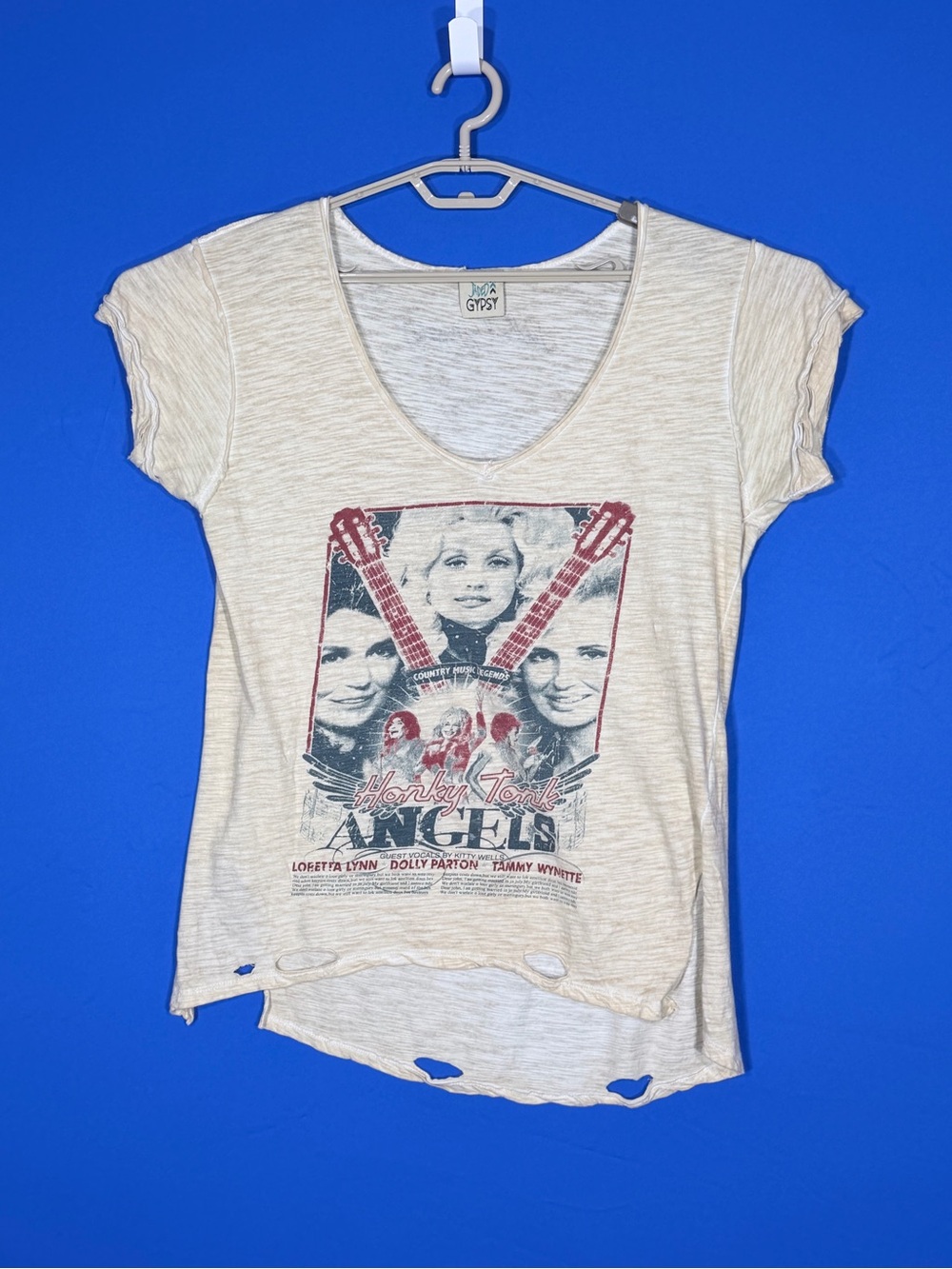 🤠 Jaded Gypsy Honky Tonk Angels Dolly Parton Graphic Tee S/M